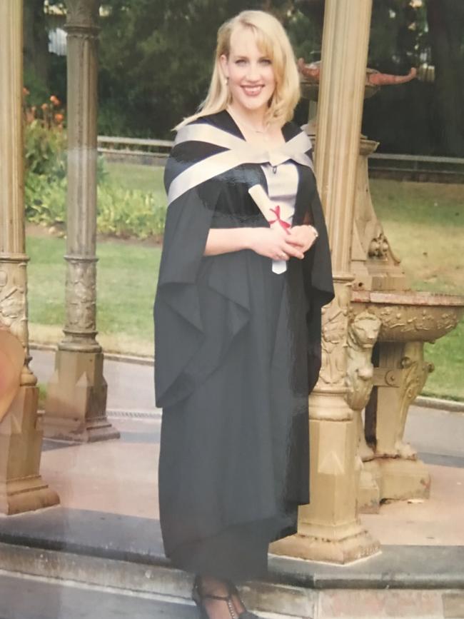 Emily Jade O'Keeffe on her graduation.