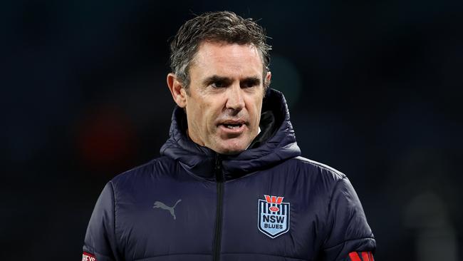 Brad Fittler’s future as head coach of the Blues is undecided. Picture: Getty Images