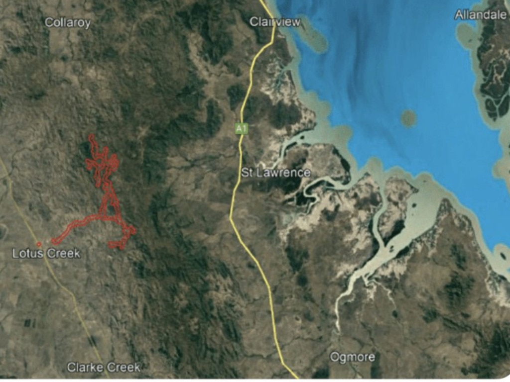 The location of Vestas Development's Lotus Creek Wind Farm in Central Queensland. Picture: lotuscreekwindfarm.com.au/