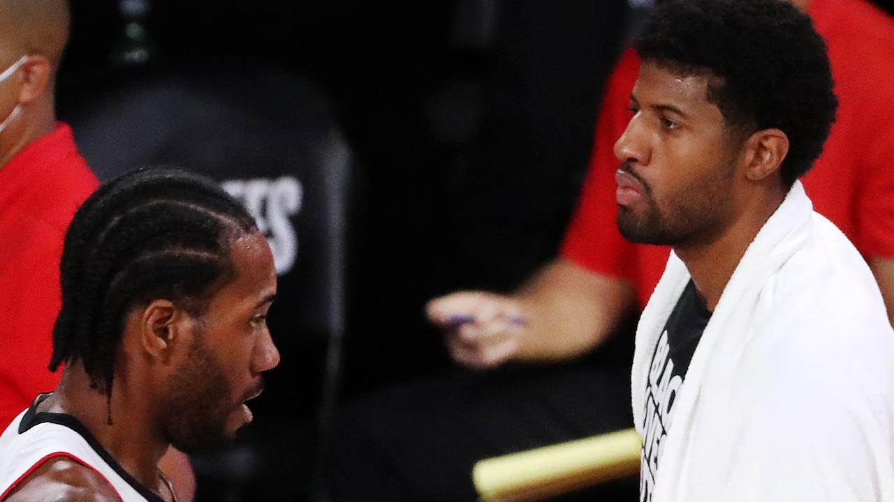 Paul George and Kawhi Leonard were the two big names that were meant to deliver a title. Michael Reaves/Getty Images/AFP