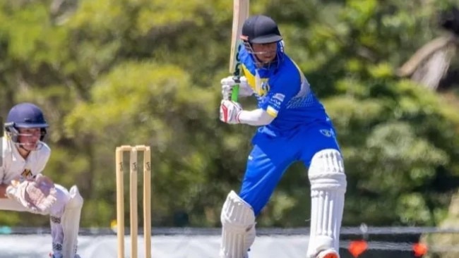 Rhyan Singh has made a triumphant return to cricket a year after he was brutally ambushed. Picture: Supplied