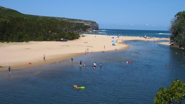 Wattamolla Lagoon in the Royal National Park south of Sydney.