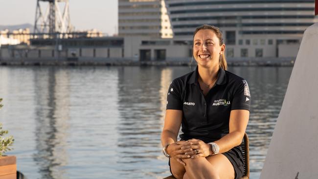 Olivia Price, skipper of the Australian women's team to race in Barcelona. Picture: Eugenia Brunazzo.