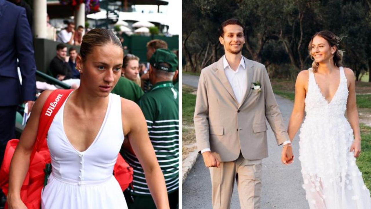 ‘Stunning’: Marta Kostyuk’s Wimbledon wedding dress stuns tennis world