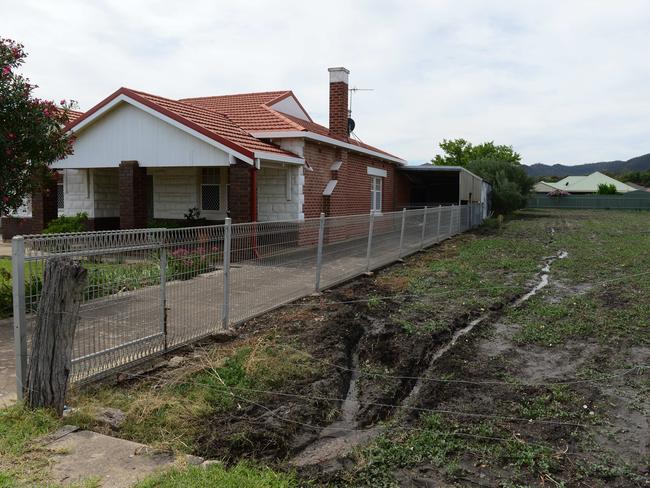 A muddy bog left after the water main burst on Avenue Road at Paradise. Pic: Tricia Watkinson