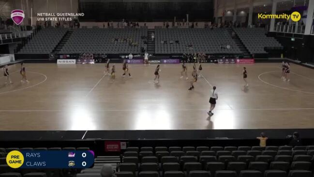 Replay: Netball Queensland U16/U18 State Titles Day 2 - Northern Mendi Rays v Capricornia Claws (U18)