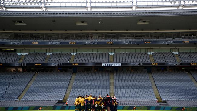 eden Park hasn’t been the best of hunting grounds for the Wallabies. Picture: Getty.