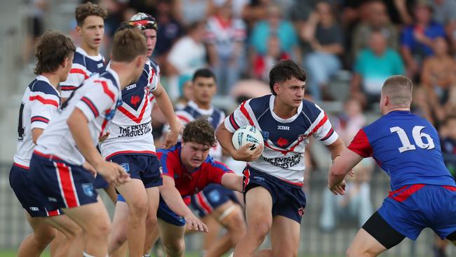 Man of the match Darcy Smith was outstanding for the Roosters. Photo: Sue Graham