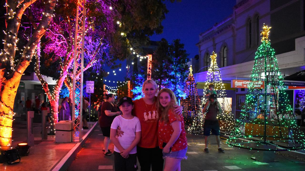 All the lights and magical moments captured at Ipswichâ&#128;&#153;s Nicholas Street Precinct on Sunday 19, December 2021. Picture: Peta McEachern