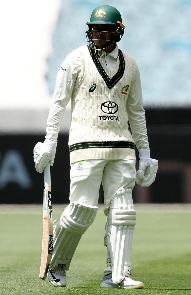 Usman Khawaja will be eyeing a return to form at the SCG. Picture: AFP