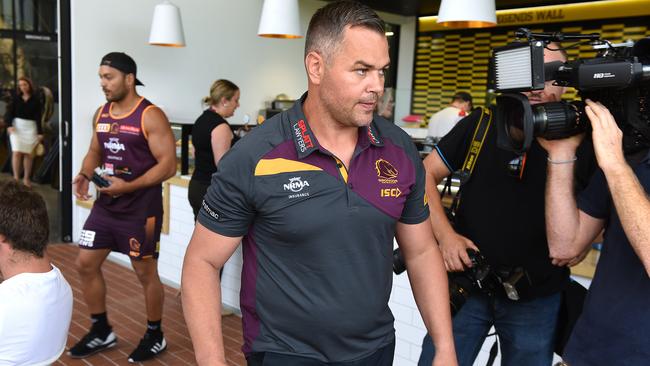 Seibold walked into a man-made storm at the Broncos. Image: AP image, John Gass