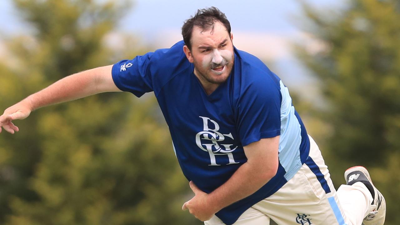 Barwon Heads bowler Sam Schaller Picture: Mark Wilson