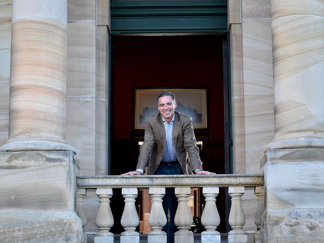 O'Keefe outside St Ignatius College Riverview college at Lane Cove. Picture: AAP IMAGE / Troy Snook