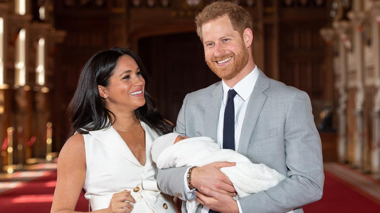 The Duke and Duchess of Sussex will host the christening for their baby, Archie Harrison, in Windsor tomorrow. Picture: Dominic Lipinski/WPA Pool/Getty Images