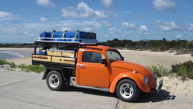 Is there anything a ute can't do? Amanda Todd, of Port Welshpool, says her 1966 VW 