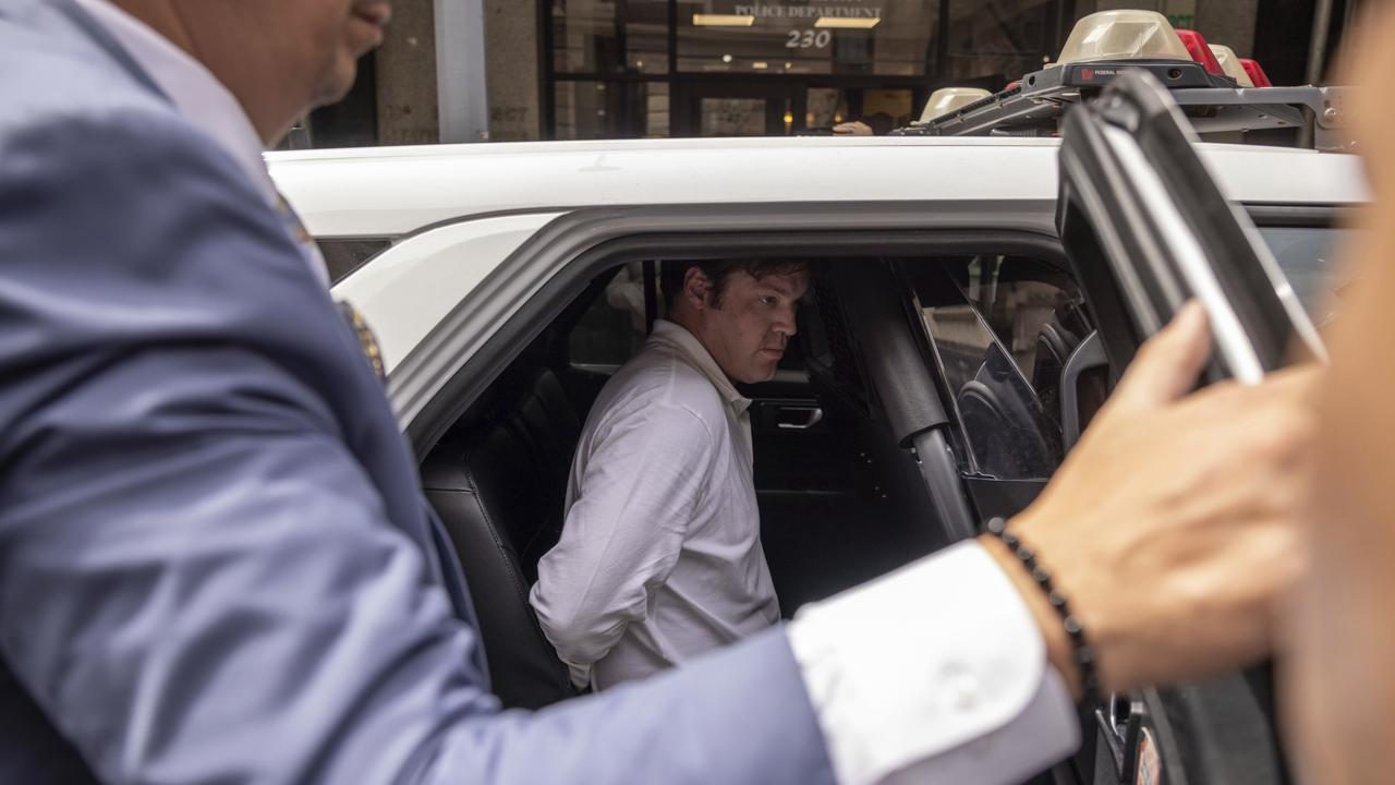 William Duplessie after turning himself in on Tuesday, May 27. Picture: AP Photo/Yuki Iwamura
