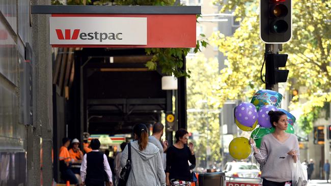 The Westpac-Melbourne Institute leading index showed that the expected six-month annualised growth rate had improved from 1.19 per cent below trend in April to minus 0.42 per cent in May — the best reading since October. AFP PHOTO/WILLIAM WEST.