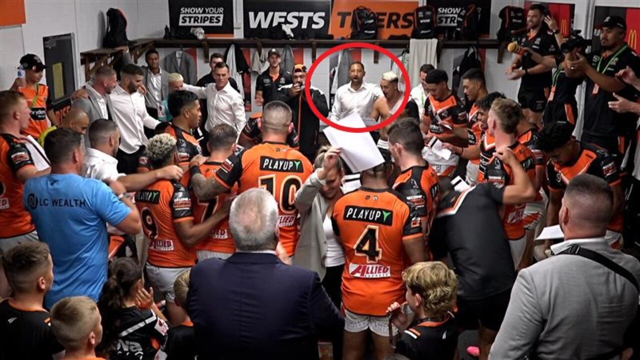 Benji Marshall was right in the thick of his team’s post-match celebrations.