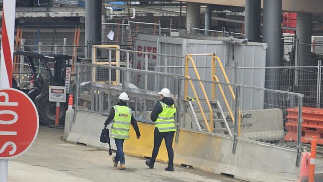 A worker was seriously injured at Chadstone Shopping Centre on Friday morning. Picture: Jordan McCarthy