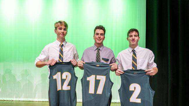 Some members of the Villanova College First XVIII side.