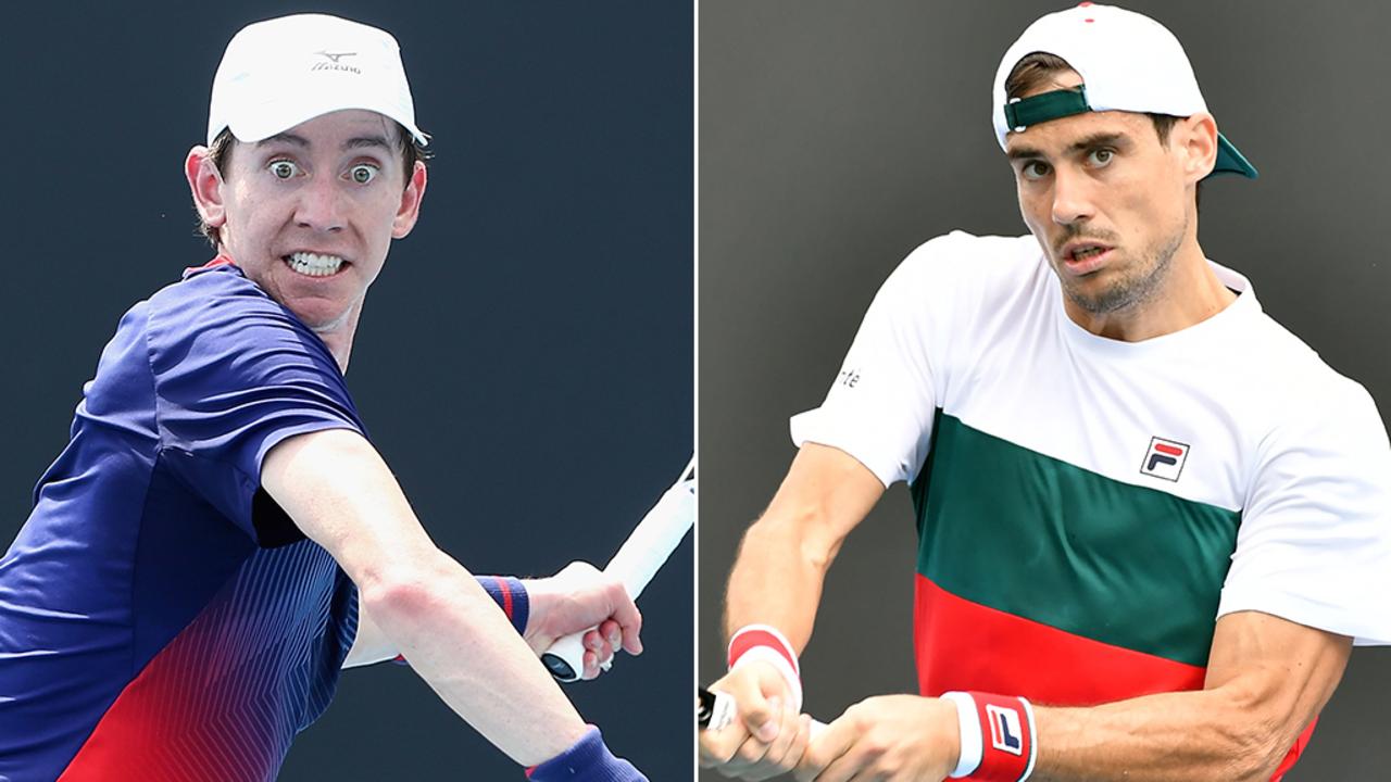 <b>John-Patrick Smith v Guido Pella (22) </b> <br/>The veteran earned a spot when breaking through in the wildcard playoff last month. His reward is a clash with a seed, but he certainly has toughness and an ability to be tricky on court. Picture: AAP | AFP<br/> <b>Winner: Pella - 6-3, 7-5, 6-4</b>