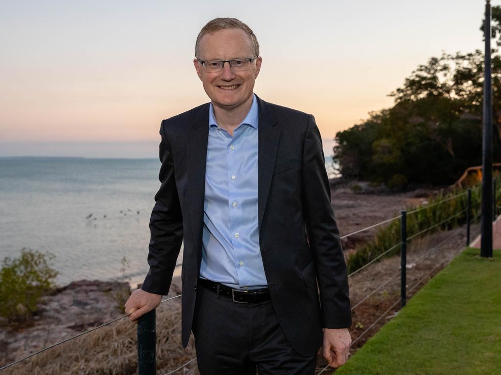 RBA Governor Philip Lowe in Darwin. Picture: Amos Aikman/The Australian