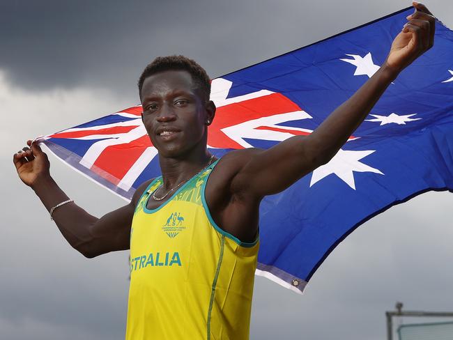 BIRMINGHAM 2022 COMMONWEALTH GAMES. 27/07/2022 . Australian track and field athletes in Tonbridge .  Australian middle distance runner Peter Bol  . Picture: Michael Klein