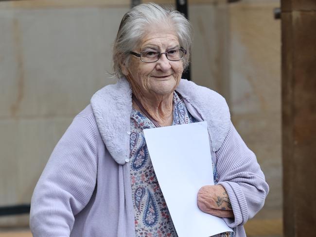 ADELAIDE, AUSTRALIA - NewsWire Photos May 4 2023: Pam Bickerton is seen outside the Adelaide Magistrates Court. She is a grandma who let child take tray of weed brownies to school. NCA NewsWire / David Mariuz