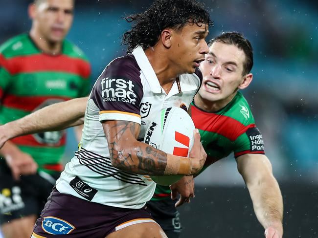 Sailor is behind Reece Walsh. Picture: NRL Photos