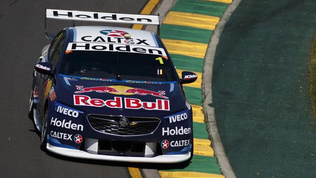 Jamie Whincup of Red Bull Holden Racing Team during the Melbourne Grand Prix, Melbourne, Victoria, March 22, 2018.