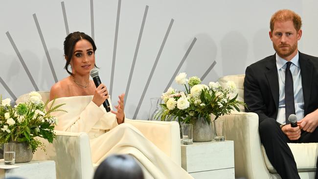 Meghan Markle commented that being a wife was the second most important thing in her life. Picture: Bryan Bedder/Getty Images for Project Healthy Minds