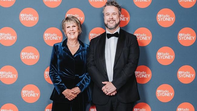 ABC radio host Fran Kelly with news boss Justin Stevens.