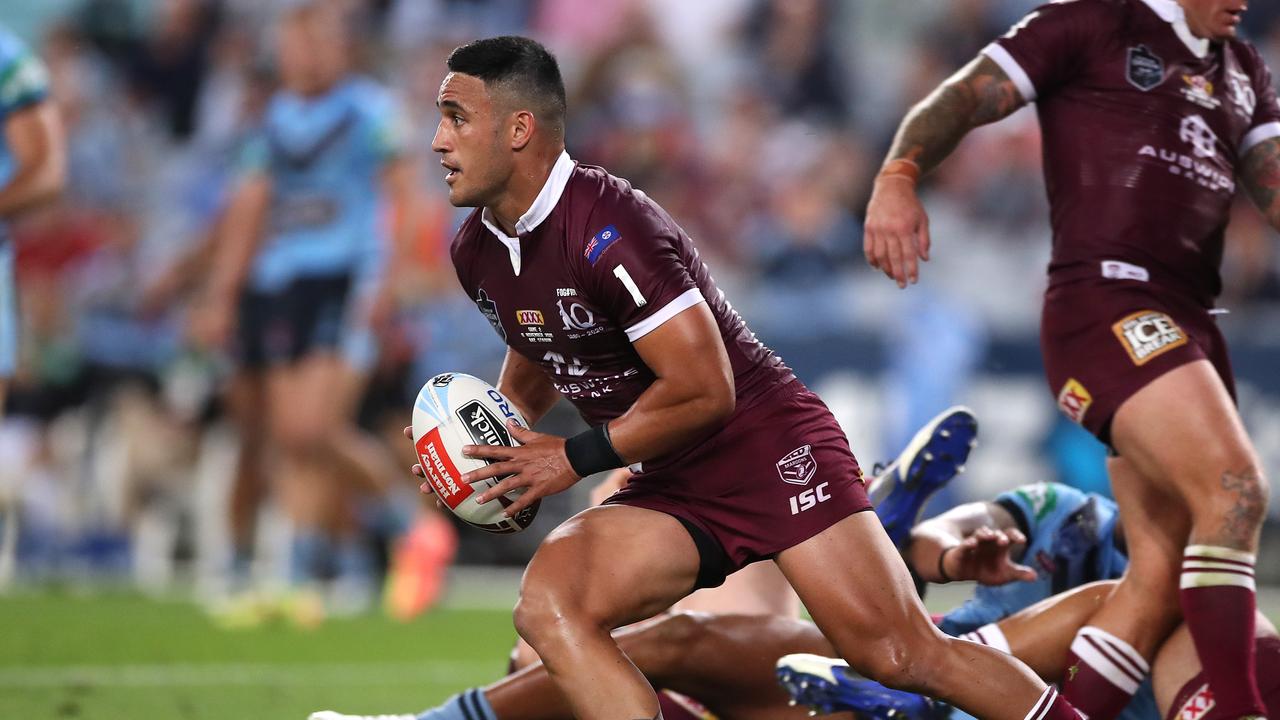 Phil Gould has questioned Valentine Holmes’ position for Origin III. Picture: Mark Kolbe