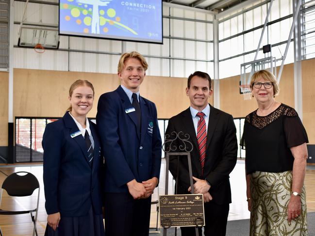 Faith Lutheran College, Plainland Sport Centre Opening February 1, 2021. Photo: Hugh Suffell.