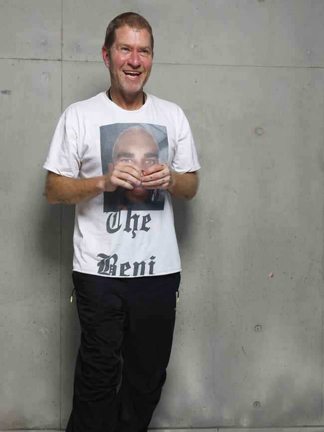 Dan Single ahead of his book launch ’Diary of a Naughtie Kid’ during Australian Fashion Week 2025 at Carriageworks in Everleigh. Picture: Jonathan Ng