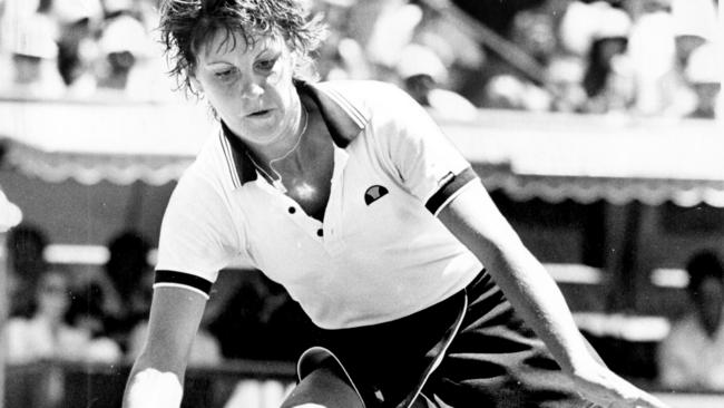 Chris O’Neil remains proud of her effort to win the 1978 Australian Open as the world No.111. Picture Peter Bull