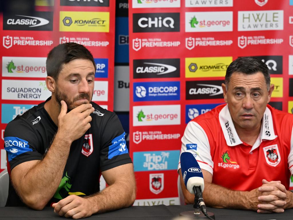 Ben Hunt wanted out of the Dragons after his relationship with the Flanagan family became untenable. Picture: NRL Photos