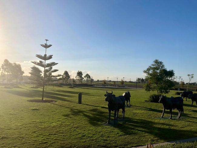 The park, located opposite Oran Park Library, is proposed to be known as Perich Park.