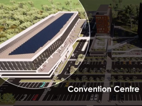 A convention centre and carpark is also in the plans.