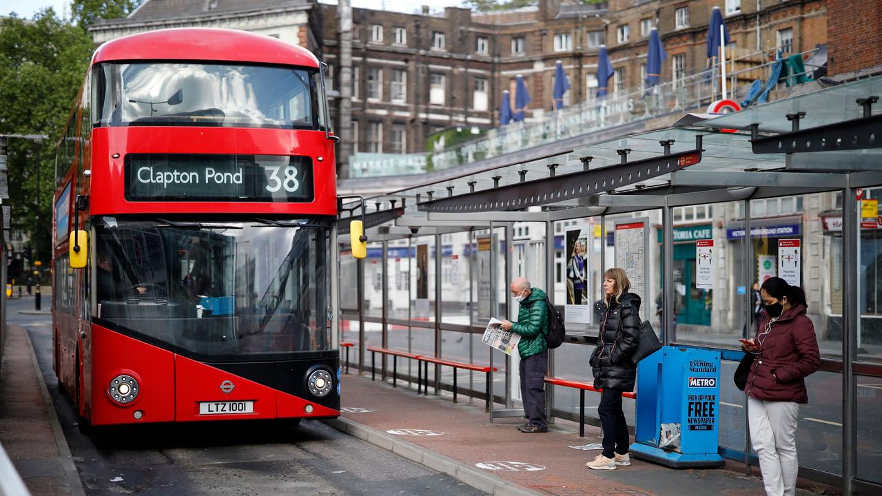 The pandemic left London's transport system deserted for months on end.Picture: AFP