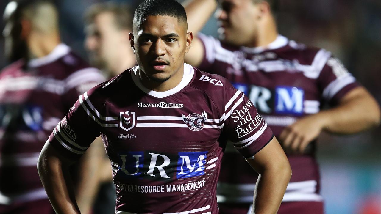 Manase Fainu of the Sea Eagles.