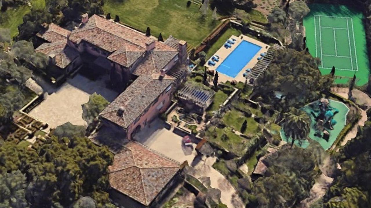 Meghan and Harry’s home in Montecito, Santa Barbara, California. Picture: Supplied