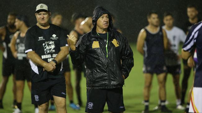 Broadbeach senior coach Craig O'Brien (middle) says the Cats’ depth is the best it’s been in his time at the club. Picture Glenn Hampson