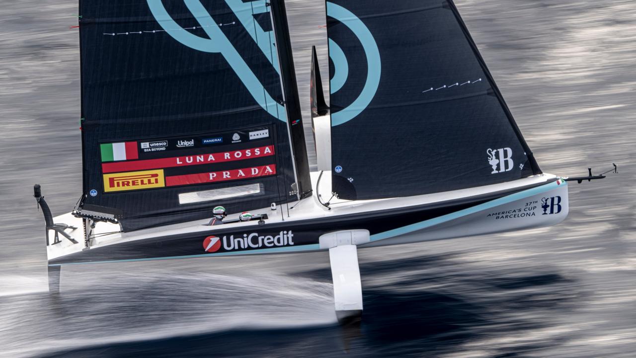 Luna Rossa Prada Pirelli Youth Team look to be the exam to beat in Barcelona. Picture: America’s Cup