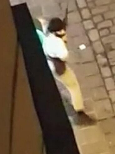 Alleged gunman in Vienna. Picture: Twitter