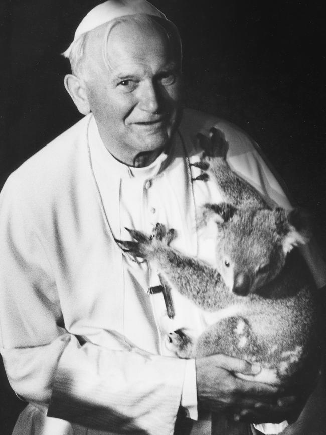 Pope John Paul II in November 1986