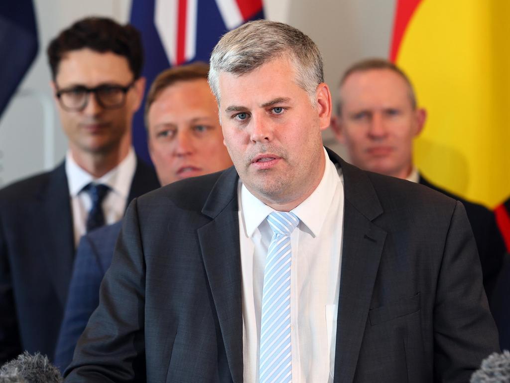 Queensland Police Minister Mark Ryan in Brisbane. Picture: NCA NewsWire/Tertius Pickard