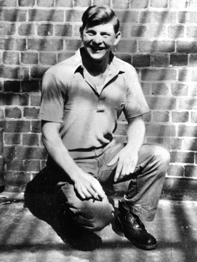 Murderer and American GI Private Eddie Leonski smiling in Melbourne lock-up in 1942.