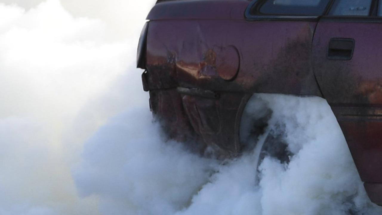 Little did he know when he did the burnout on James St that a police patrol had pulled in behind him.