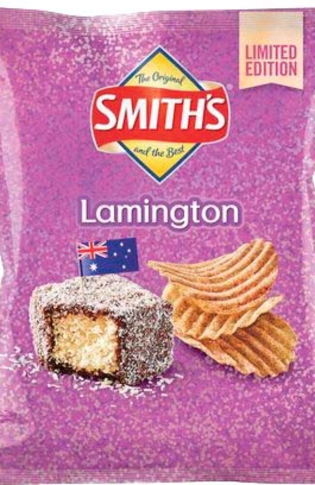 Smith’s Lamington crisps Picture: Supplied